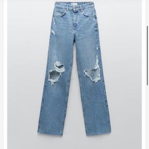 Zara wide leg jeans